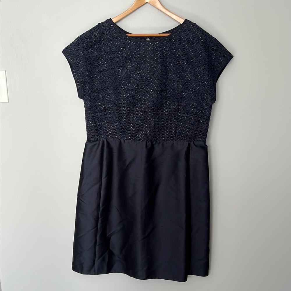 NWT Lafayette 148 New York Deep Navy Dress